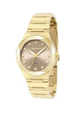 Ficha técnica e caractérísticas do produto Relógio Feminino Technos Crystal 2035MFH/4C 34mm Aço Dourado