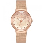 Ficha técnica e caractérísticas do produto Relógio Feminino Technos Crystal 2035MPX/5T 34mm Aço Rose