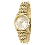 Ficha técnica e caractérísticas do produto Relógio Feminino Technos Riviera GL10HY/4X 28mm Aço Dourado