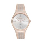 Ficha técnica e caractérísticas do produto Relogio Feminino Technos Rose Gold Fashion Slim GL15AP/4B