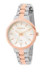 Ficha técnica e caractérísticas do produto Relógio Feminino Technos Trend 2036MEU/5K Pulseira Bicolor Prata/Rose