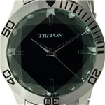 Relogio Feminino Triton Mtx227 Heavy Steel Vidro Sextavado