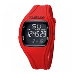 Relógio Feminino Tuguir Digital Tg1602 - Vermelho E Preto