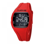 Ficha técnica e caractérísticas do produto Relógio Feminino Tuguir Digital Tg1602 - Vermelho E Preto