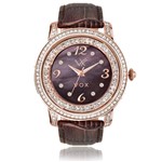 Relogio Feminino Vox Analogico Fashion Caixa Metal Dourado Rose