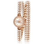 Relogio Feminino Vox Analogico Fashion Charlotte Caixa Metal Dourado Rose