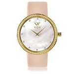 Relogio Feminino Vox Analogico Folheado Caixa Metal Dourado com Detalhes Zicornias