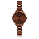 Relogio Feminino Vox Salt Lake City Caixa Metal na Cor Chocolate