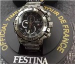 Ficha técnica e caractérísticas do produto Relógio Festina Chrono Bike Prata e Preto F16599-5