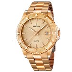 Relógio Festina Feminino Aço Dourado - F16788/2