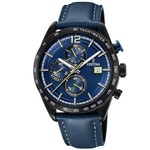 Relógio Festina Masculino Couro Azul - F20205/3