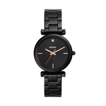 Ficha técnica e caractérísticas do produto Relógio Fossil Carlie Feminino Preto ES4442/1PN