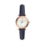 Ficha técnica e caractérísticas do produto Relógio Fossil Carlie Mini Feminino Rosé ES4502/0TN