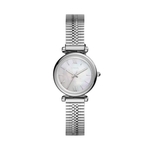 Ficha técnica e caractérísticas do produto Relógio Fossil Feminino Carlie Mini Prata ES4695/1KN