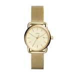 Ficha técnica e caractérísticas do produto Relógio Fossil Feminino Ladies The Commuter Dourado - ES4332/1DN