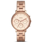 Ficha técnica e caractérísticas do produto Relógio Fossil Feminino Ref: Es4436/1jn Fashion Cronógrafo Rosé