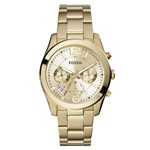 Ficha técnica e caractérísticas do produto Relógio Fossil Feminino Ref: Es3884/4di Multifunção Dourado