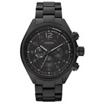 Ficha técnica e caractérísticas do produto Relógio Fossil Flight Chronograph Steel Black FCH2803 Analógico, Calendário e Cronógrafo Resistente à Água 50M