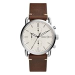 Relógio Fossil Masculino Casual The Commuter Chrono Marrom - Fs5402/0mn