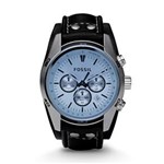 Ficha técnica e caractérísticas do produto Relógio Fossil Masculino Coachman Couro Preto CH2564/0KN