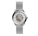 Ficha técnica e caractérísticas do produto Relógio Fossil Tailor Automatic Prata Feminino ME3166/1KN