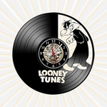 Ficha técnica e caractérísticas do produto Relógio Frajola Looney Tunes Desenho Warner Vinil LP Decor