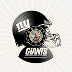 Ficha técnica e caractérísticas do produto Relógio Futebol Americano New York giants Esportes Vinil LP