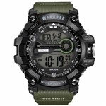 Ficha técnica e caractérísticas do produto Relógio G-shock Esportivo Waknoer Digital Verde Militar