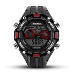 Ficha técnica e caractérísticas do produto Relogio G-Shock Espotivo Luxo Waknoer Vermelho