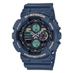 Ficha técnica e caractérísticas do produto Relógio G-Shock GA-140-2ADR Azul