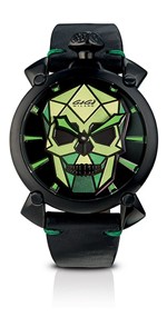 Relogio Gaga Milano BIONIC SKULL 48MM PVD