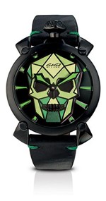 Ficha técnica e caractérísticas do produto Relógio Gagà Milano BIONIC SKULL 48MM PVD