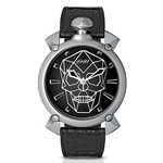 Ficha técnica e caractérísticas do produto Relógio Gaga Milano Bionic Skull Automatic 45MM STEEL