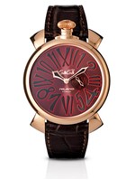 Ficha técnica e caractérísticas do produto Relógio Gagà Milano SLIM 46MM GOLD PLATED