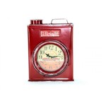 Ficha técnica e caractérísticas do produto Relógio Galão de Combustível Latão Retro Vintage