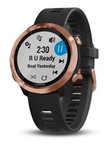 Relogio Garmin Forerunner 645 Music Smartwatch Monitor Cardíaco Esportivo Gps Musica Rose Gold