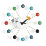 Ficha técnica e caractérísticas do produto Relógio George Nelson Ball Clock Colorido