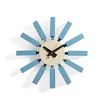 Relógio George Nelson Block Clock - Azul - Mobili