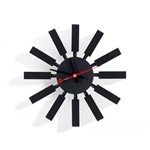 Ficha técnica e caractérísticas do produto Relógio George Nelson Block Clock - Preto