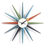 Ficha técnica e caractérísticas do produto Relógio George Nelson Sunburst - Colorido - Mobili