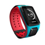 Relógio Gps Tomtom Runner 2 Cardio Azul com Vermelho Large