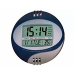 Ficha técnica e caractérísticas do produto Relógio Grande de Parede 27Cm Alarme Calendário
