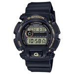 Ficha técnica e caractérísticas do produto Relogio GSHOCK Masculino DW-9052GBX-1A9DR Esportivo Digital Com Detalhe Dourados