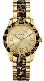 Ficha técnica e caractérísticas do produto Relógio Guess Feminino Dourado com Onça 92469lpgsda1 - Cod 30001739