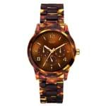 Ficha técnica e caractérísticas do produto Relógio Guess Feminino em Policarbonato Marrom Tortoise - 92401L0gsnp5