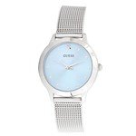 Ficha técnica e caractérísticas do produto Relógio Guess Feminino Prata e Azul - 92650L0GDNA8