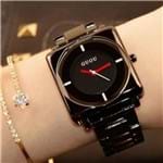 Relógio Guou Black (Vermelho)