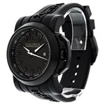 Ficha técnica e caractérísticas do produto Relógio Haurex Italy Haurex San Marco Black Dial Caixa em Aço Inoxidável Relógio Masculino 1N370Unn