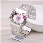 Ficha técnica e caractérísticas do produto Relógio Infantil Adulto Pulso Bracelete Hello Kitty Ii-Rosa