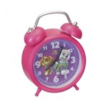 Relógio Infantil de Mesa Despertador Patrulha Canina Rosa - Art Brink